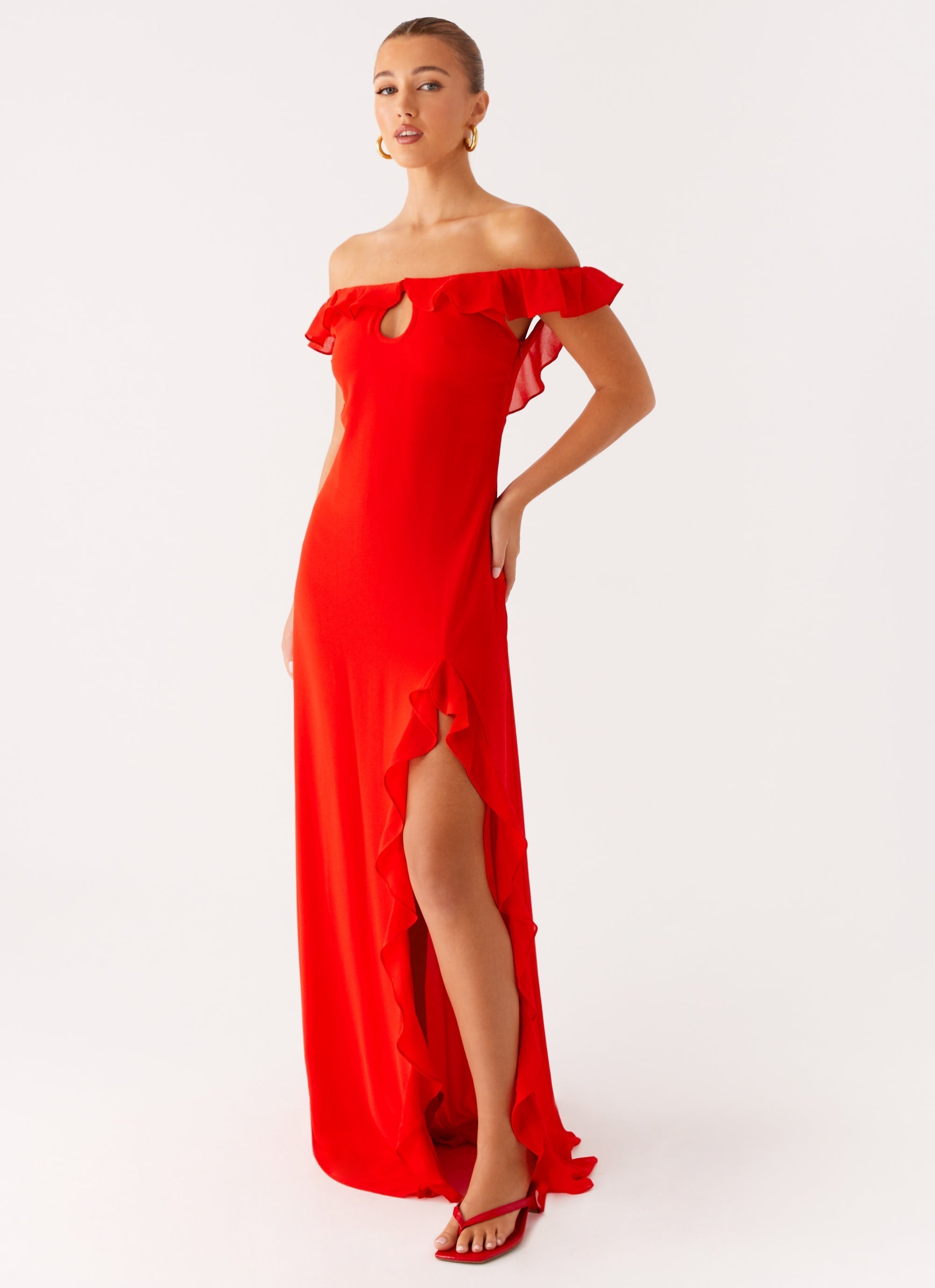Braxton Maxi Dress - Red