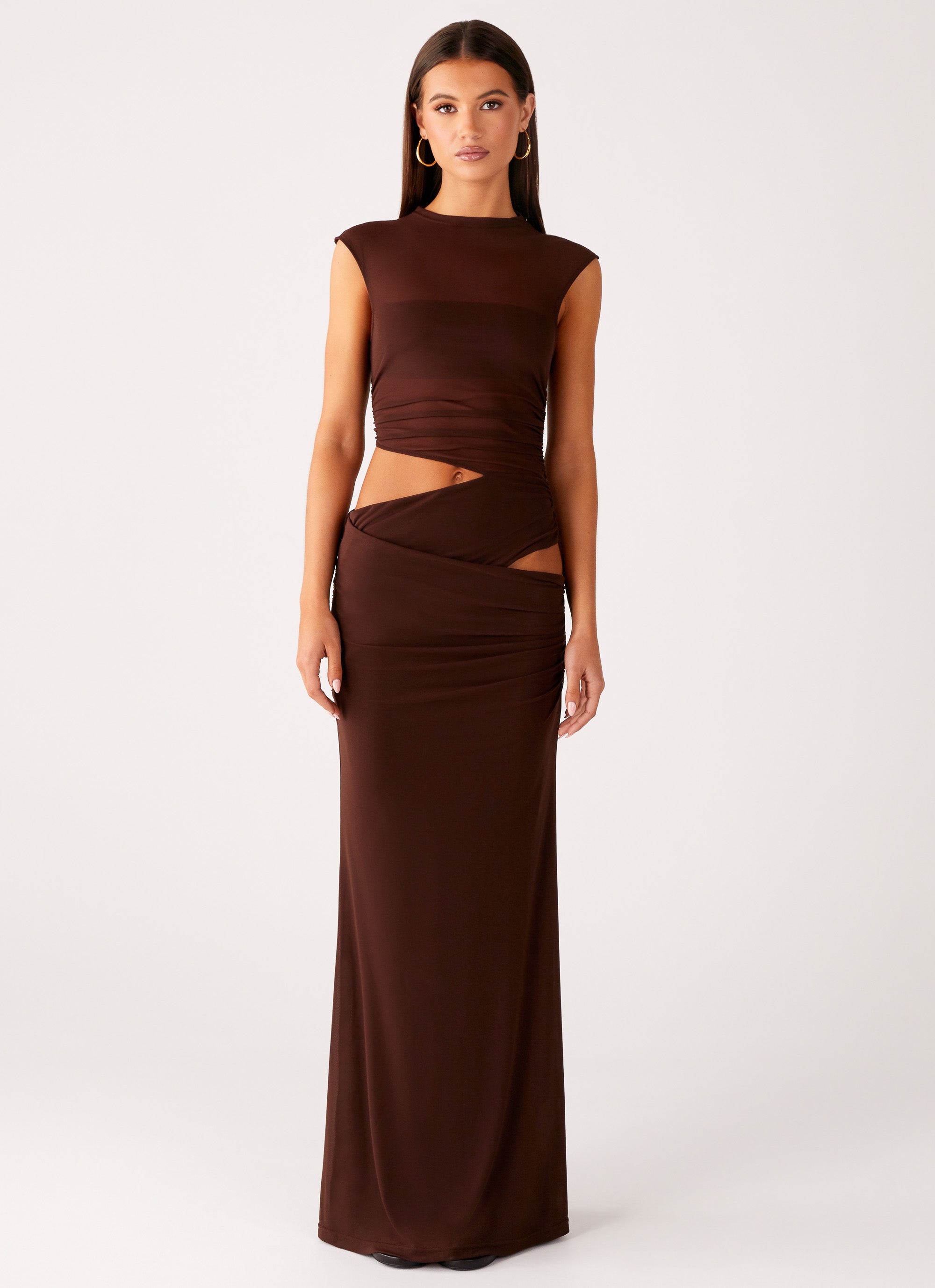 Briony Maxi Dress - Cool Chocolate