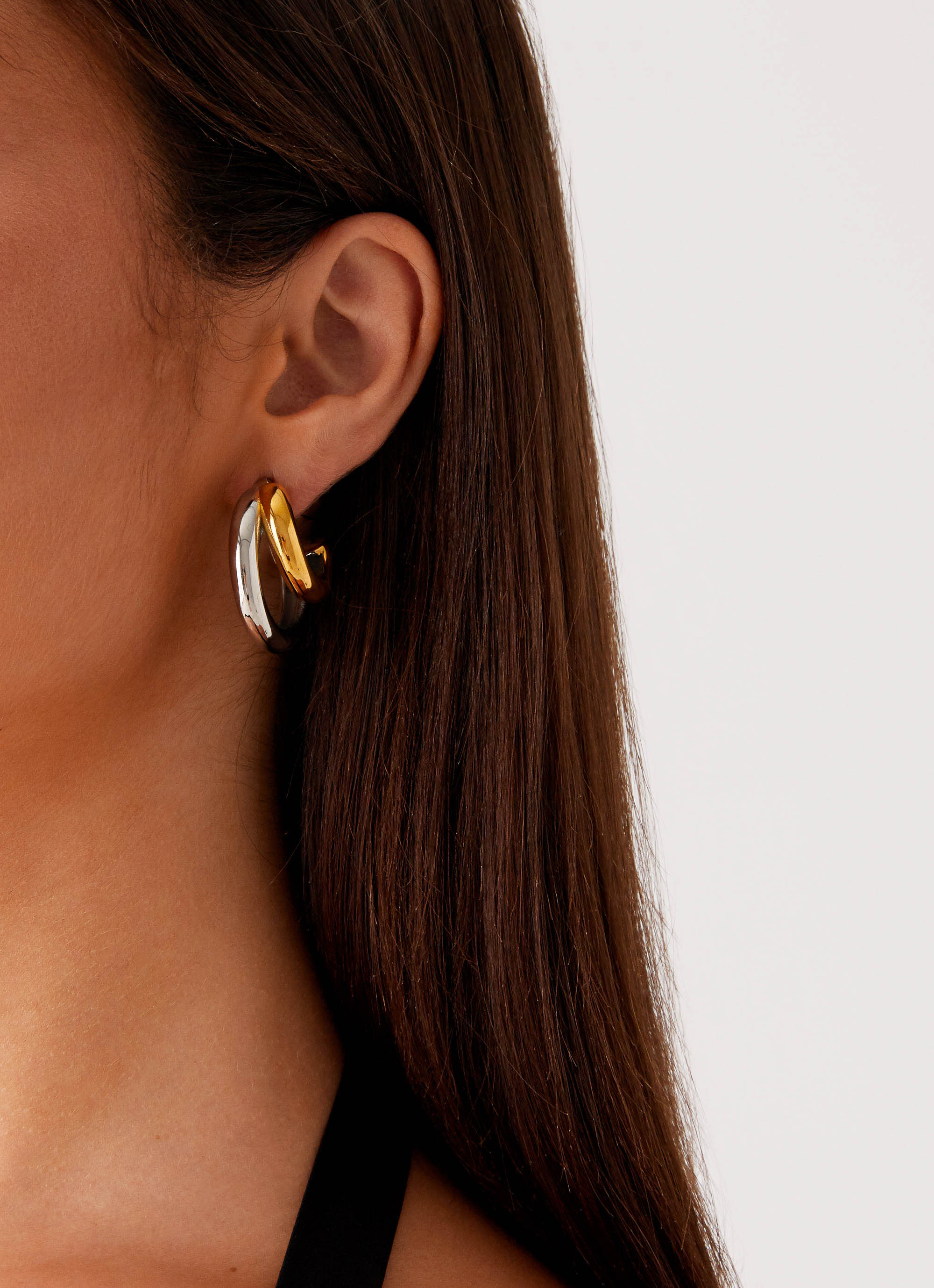 Cannon Earrings - Gold/Silver