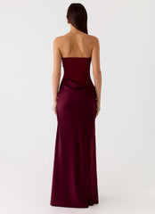Champagne Skies Maxi Dress - Plum