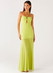 Claria Maxi Dress - Lime