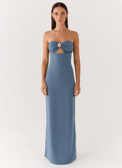 Coast Is Clear Maxi Dress - Coastal Blue