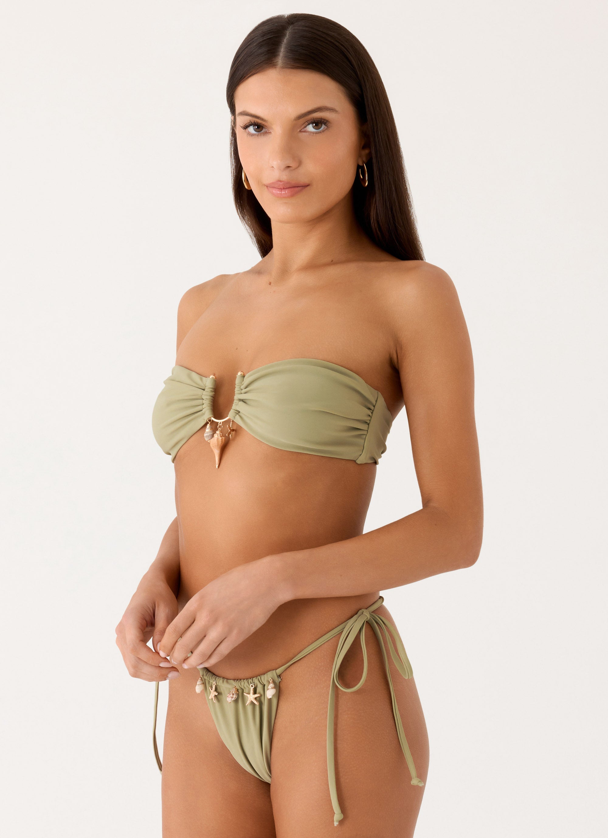 Corali Bikini Bottoms - Pale Olive