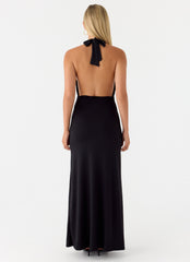 Crazy Over Me Maxi Dress - Black