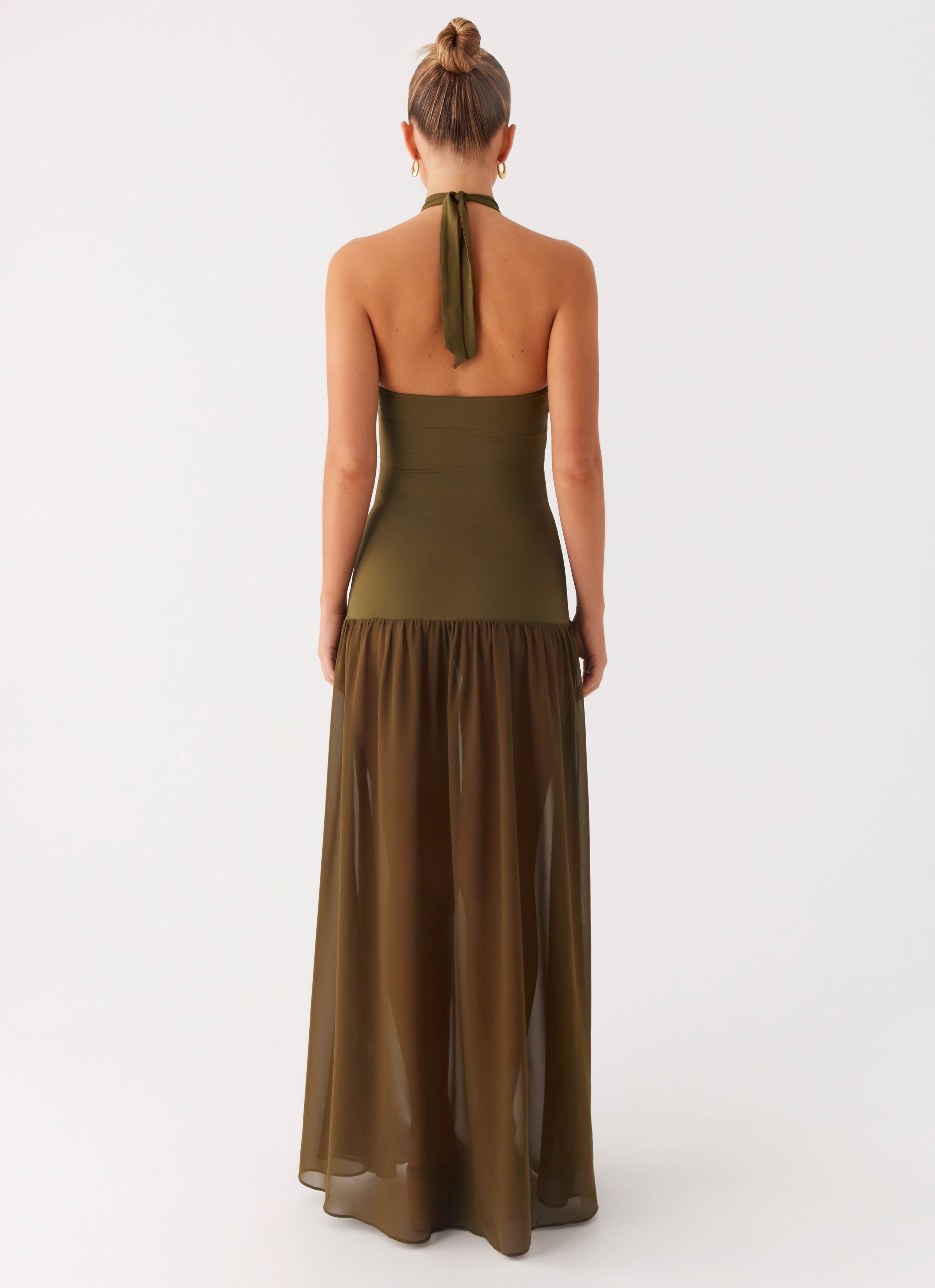 Cypress Kiss Maxi Dress - Khaki