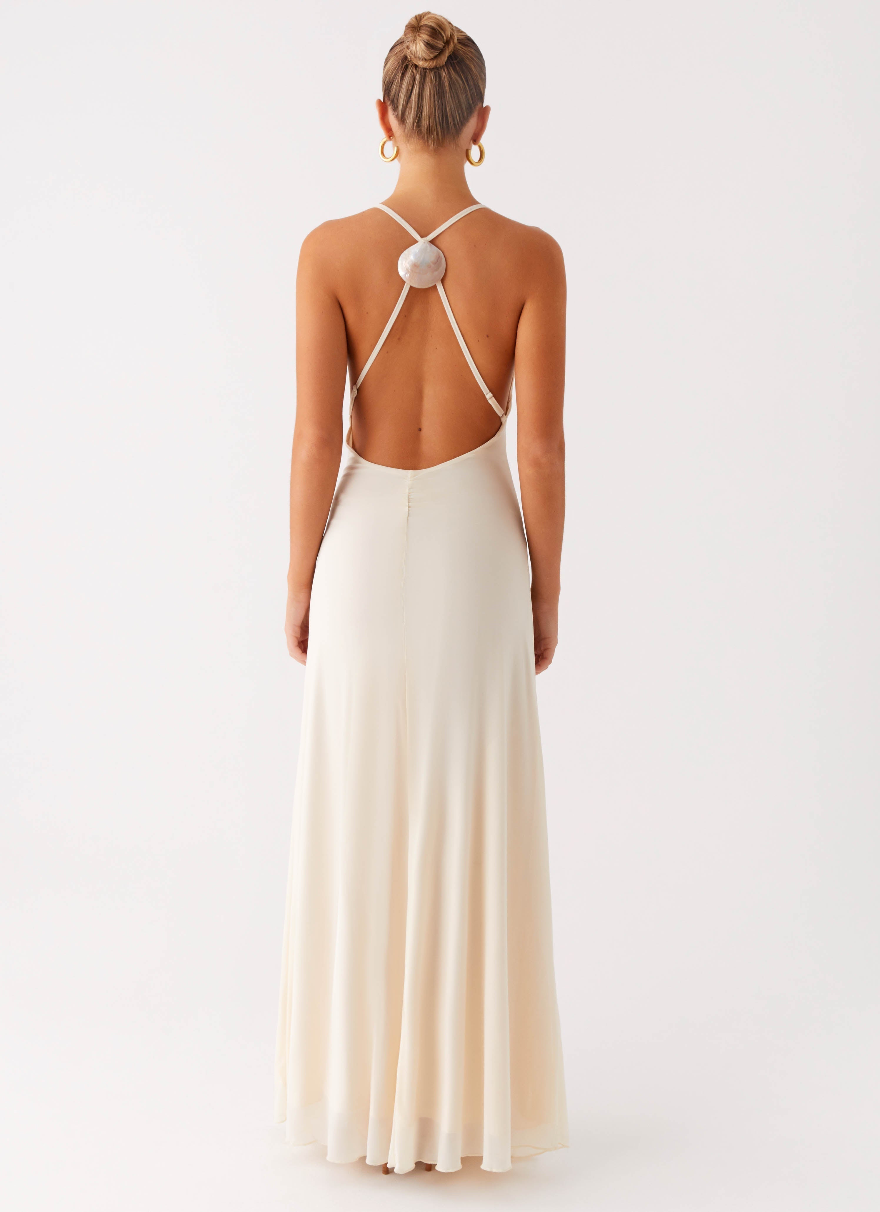 Dahliana Maxi Dress - Off White