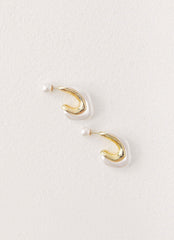 Danca Earrings - Pearl