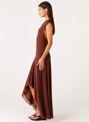Danika Maxi Dress - Chocolate