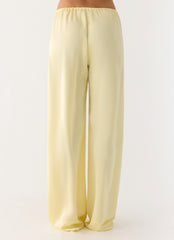 Deacon Low Rise Pants - Yellow