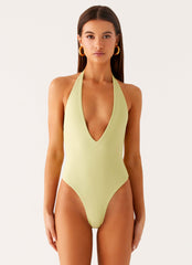Delia One Piece Swimsuit - Lime