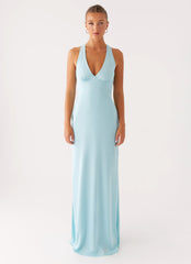 Desi Halterneck Maxi Dress - Mint