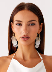 Disco Seas Earrings - Gold