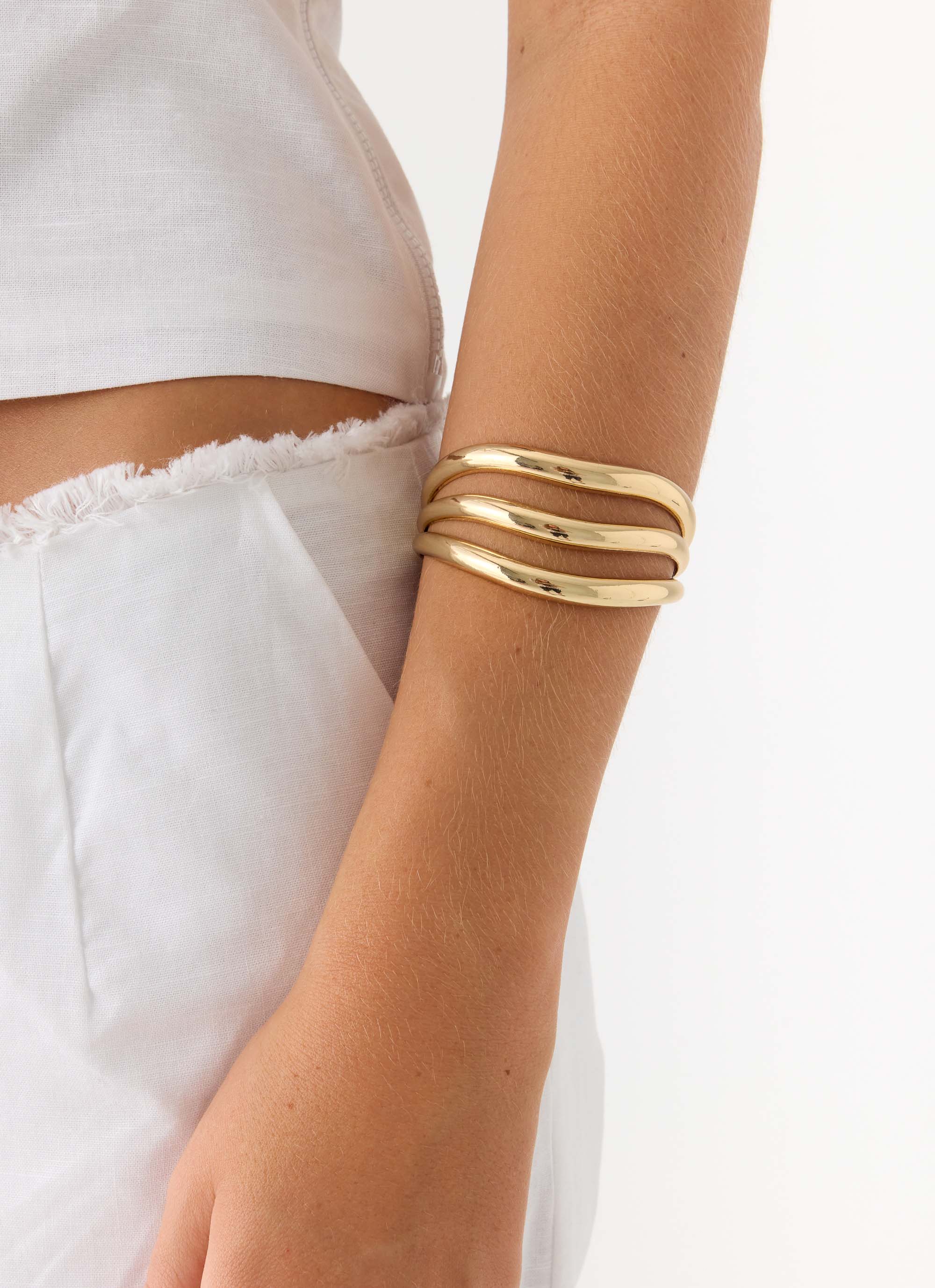 Edgewise Bracelet - Gold