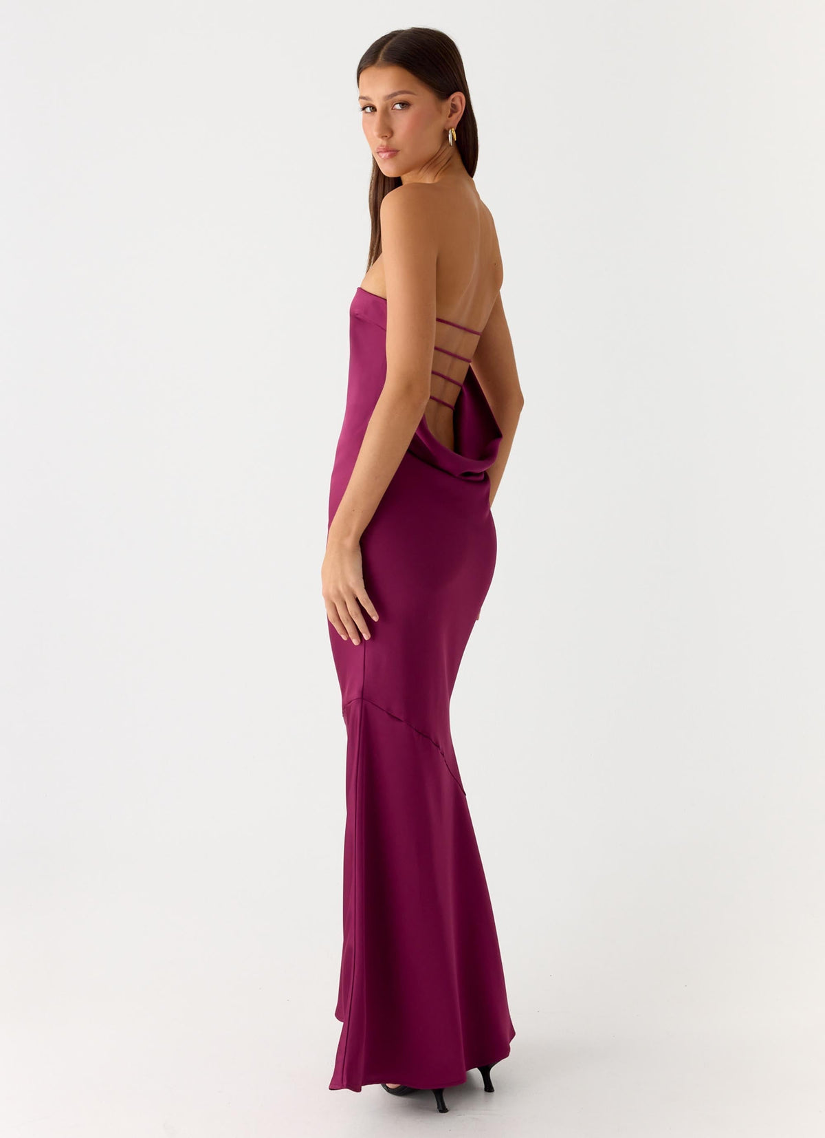 Endless Nights Maxi Dress - Plum