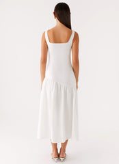 Esmerelda Midi Dress - White