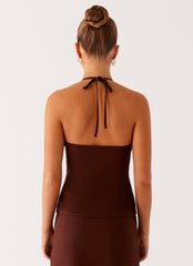 Esther Top - Chocolate