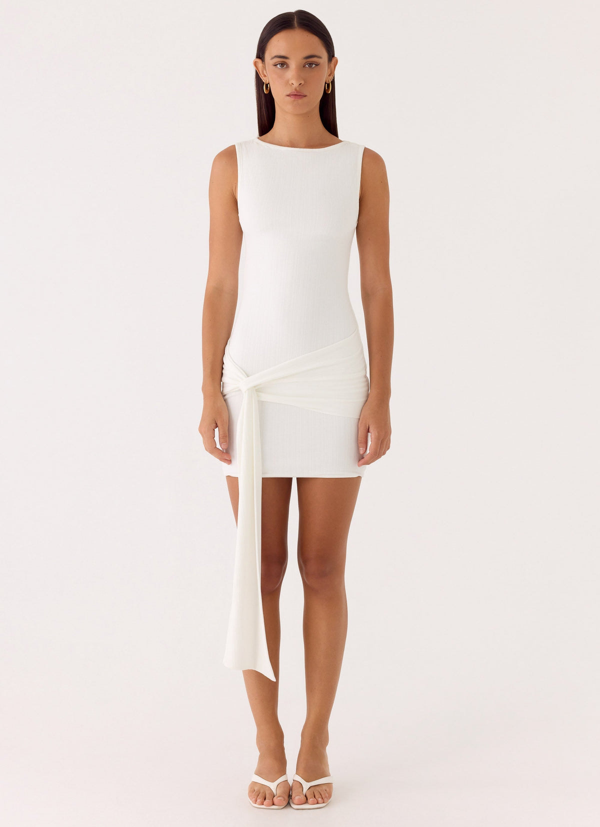Everly Mini Dress - White