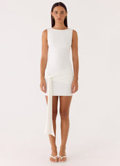 Everly Mini Dress - White