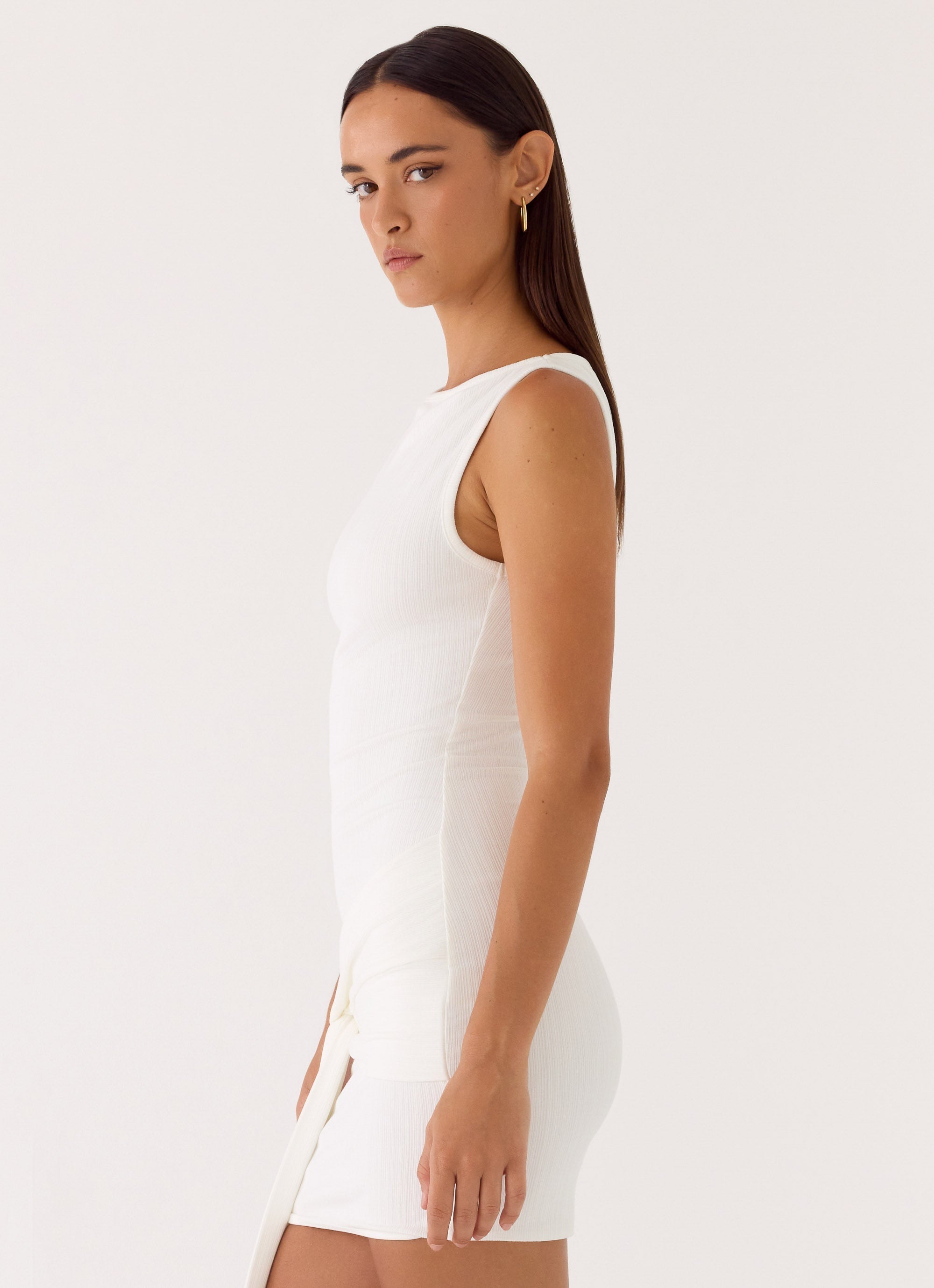 Everly Mini Dress - White