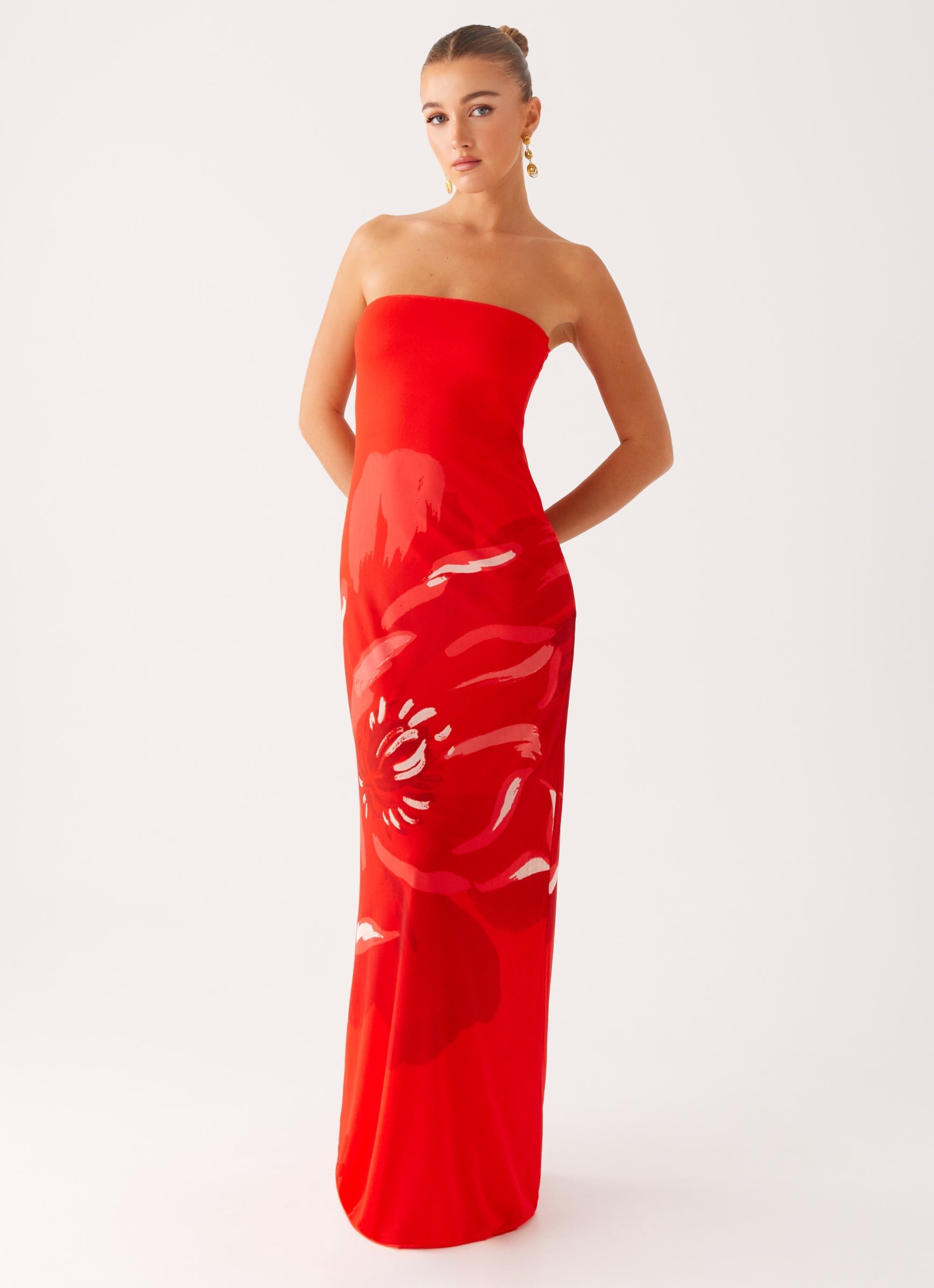 Fabian Maxi Dress - Red