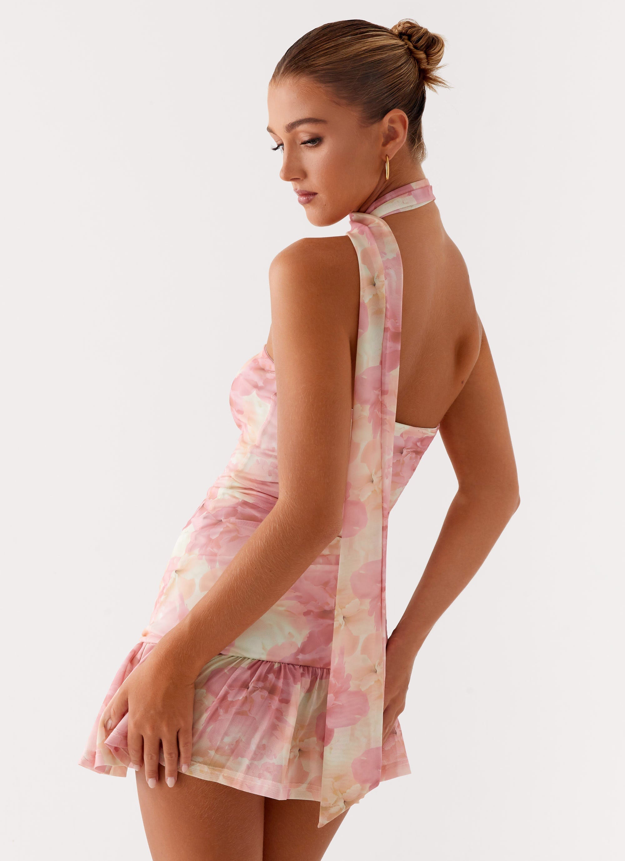 Fleur Mini Dress - Floral Print