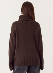 Gabrielle Knit Sweater - Chocolate