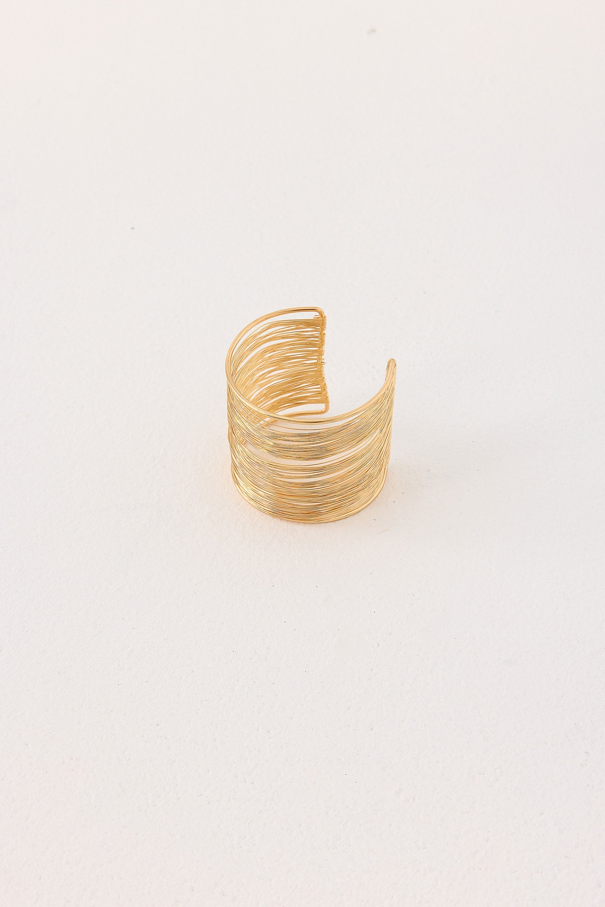 Golden Blur Arm Cuff - Gold