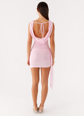 Good Fortune Mini Dress - Pink