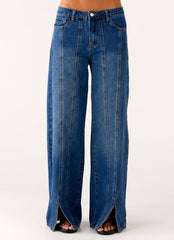 Grayson Straight Leg Jeans - Denim Blue