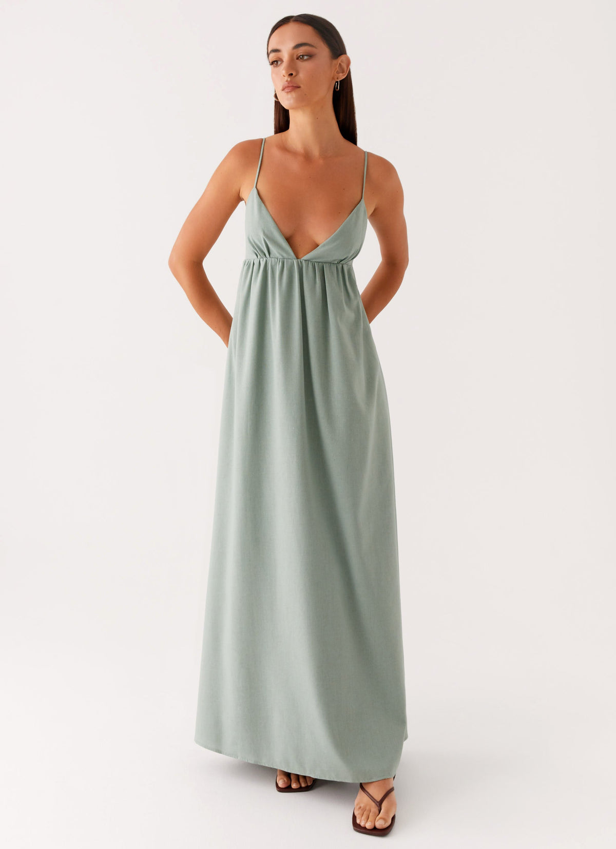 Greer Maxi Dress - Sage