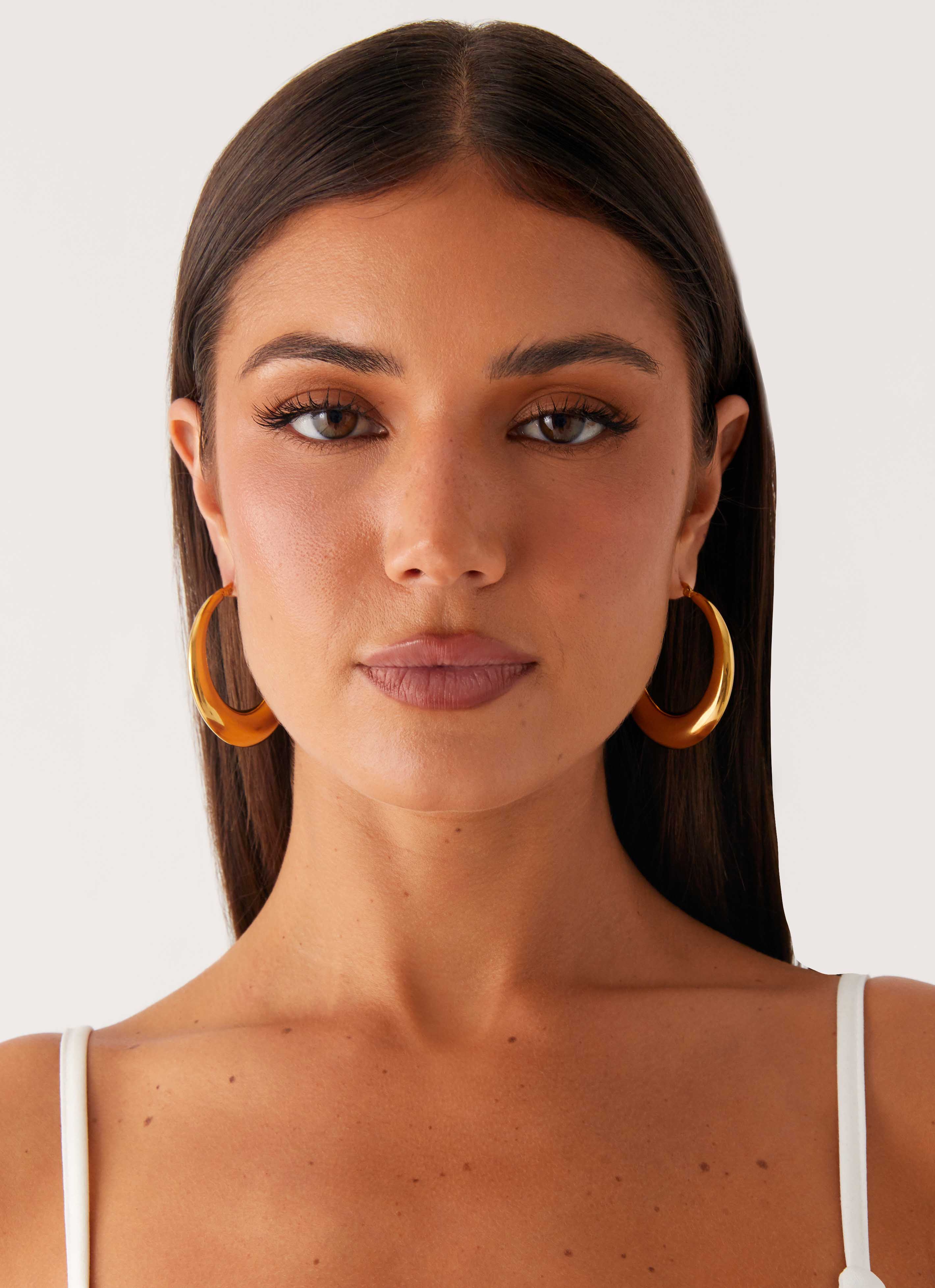 Harri Hoop Earrings - Gold