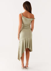 Huntah Midi Dress - Sage