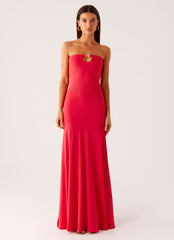 Hurts Like Hell Maxi Dress - Pink