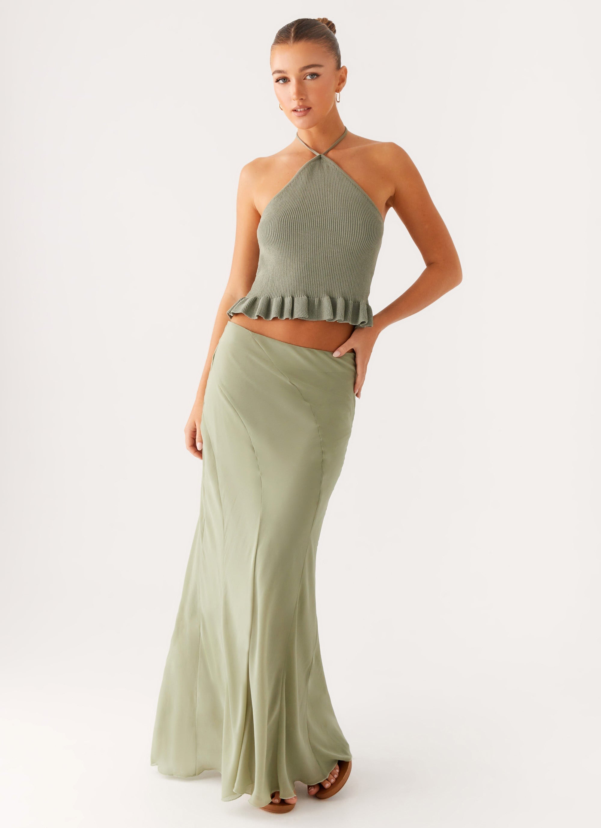 Idola Knit Top - Sage