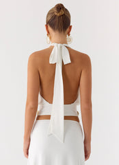 Ignite It Button Top - White