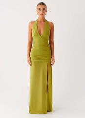 Island Muse Dress - Lime