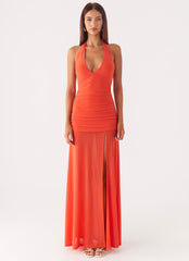 Island Muse Dress - Coral