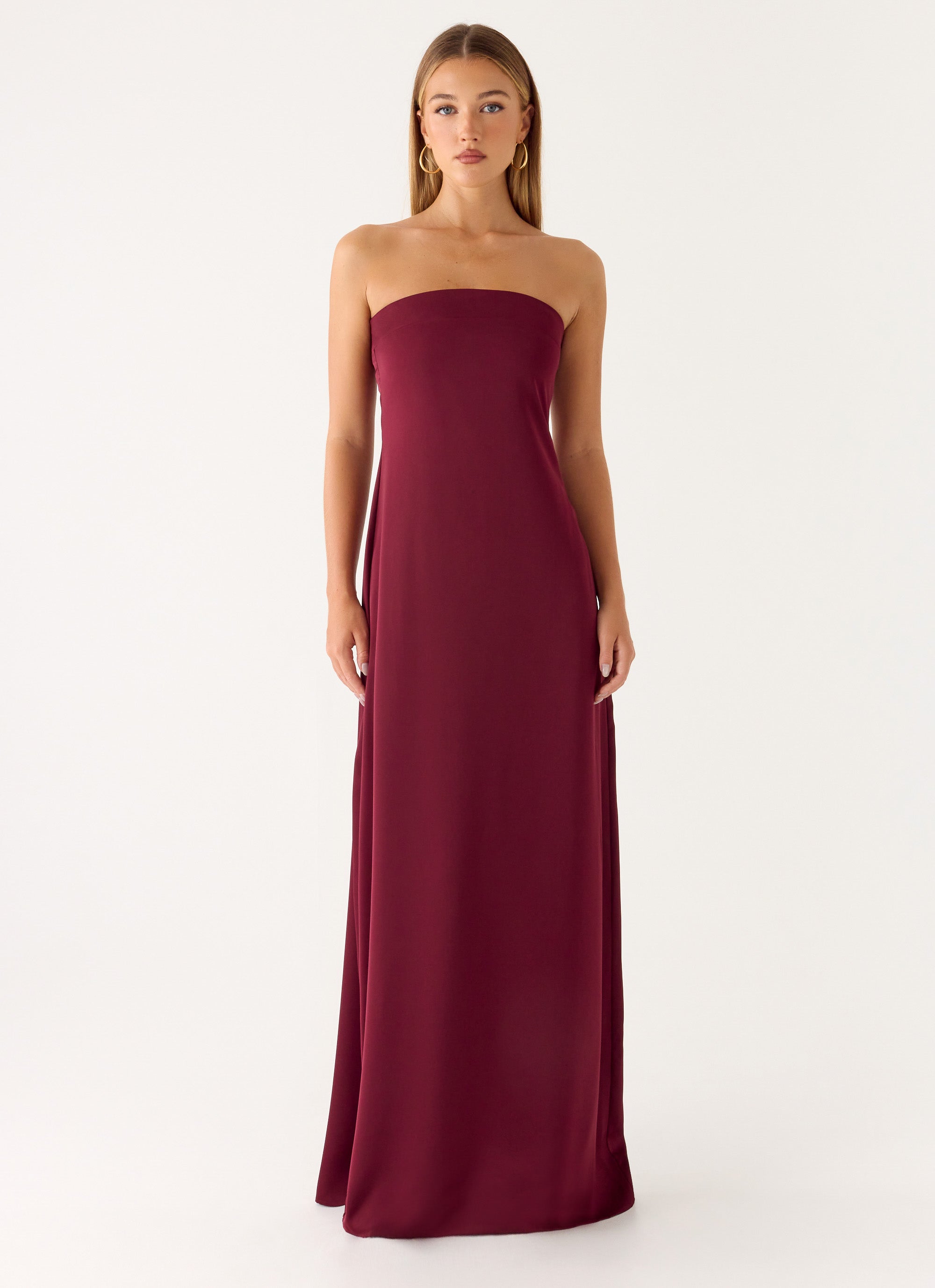 Jiana Maxi Dress - Merlot