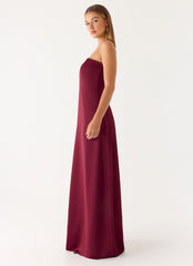 Jiana Maxi Dress - Merlot