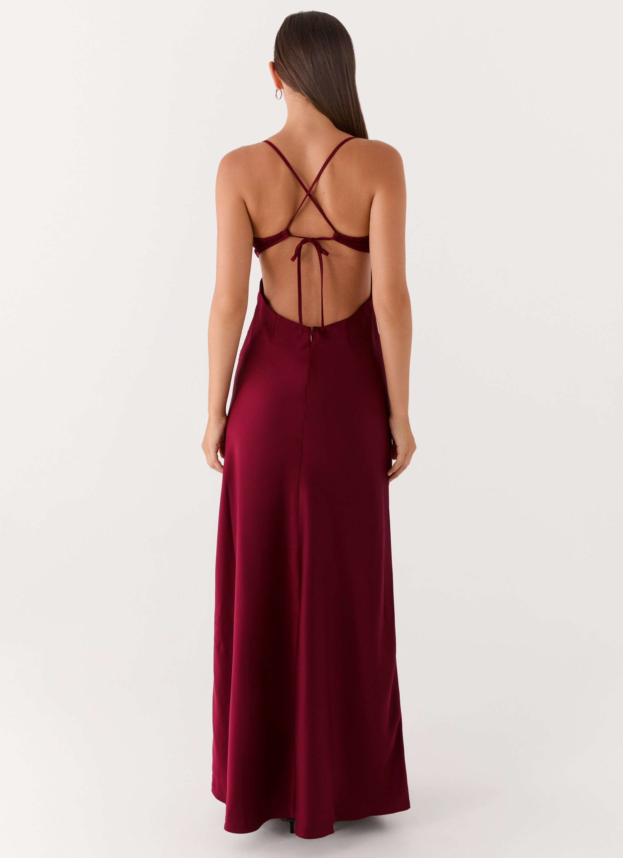Joanie Maxi Dress - Maroon