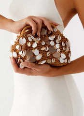 Kadence Clutch Bag - Natural