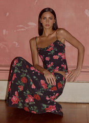 Kahlo Top - Midnight Bloom