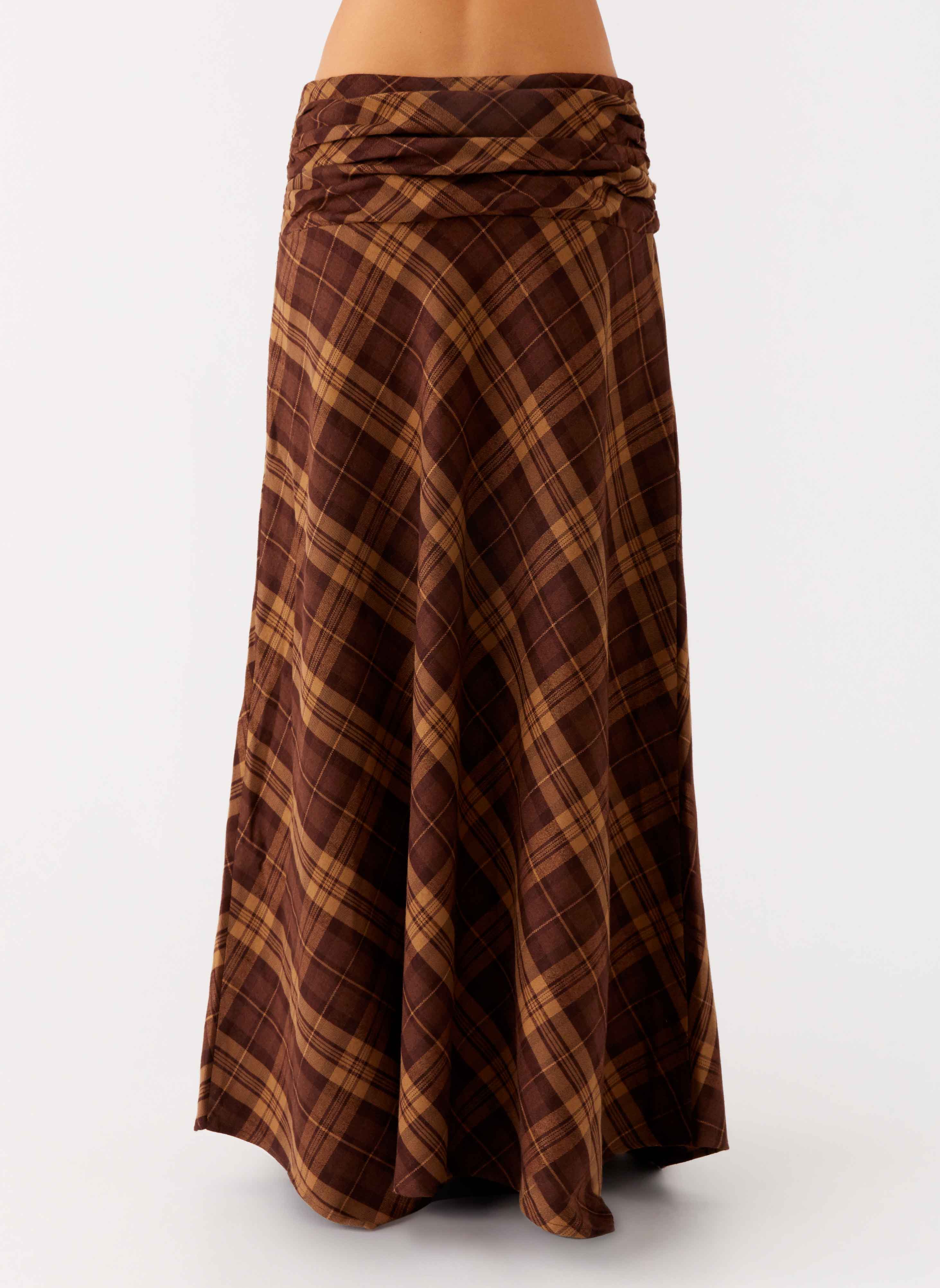 Karolina Maxi Skirt - Plaid
