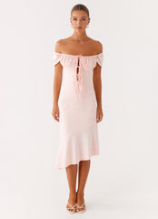 Katherine Midi Dress - Pink