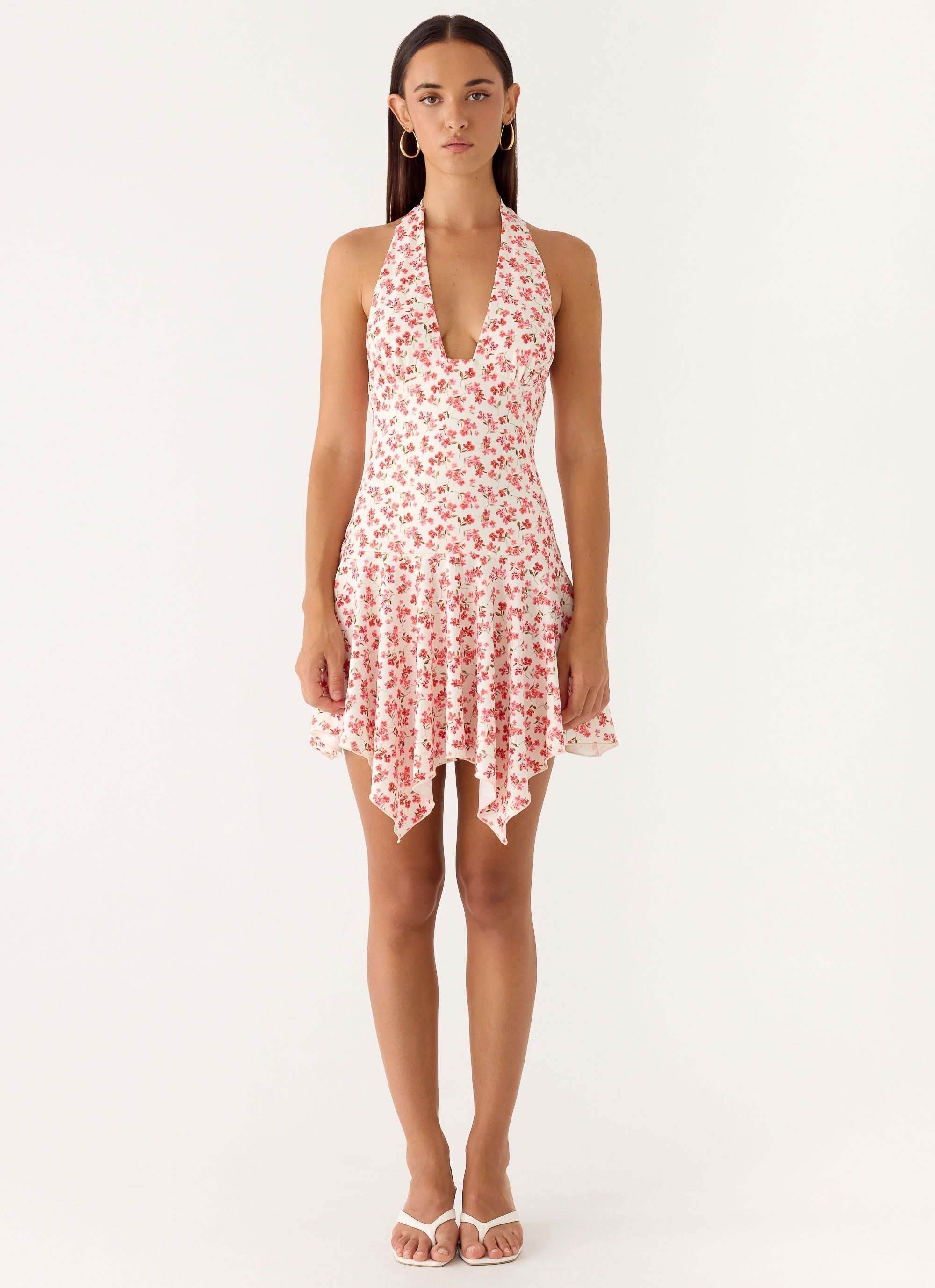 Khrysta Mini Dress - Porcelain Rose