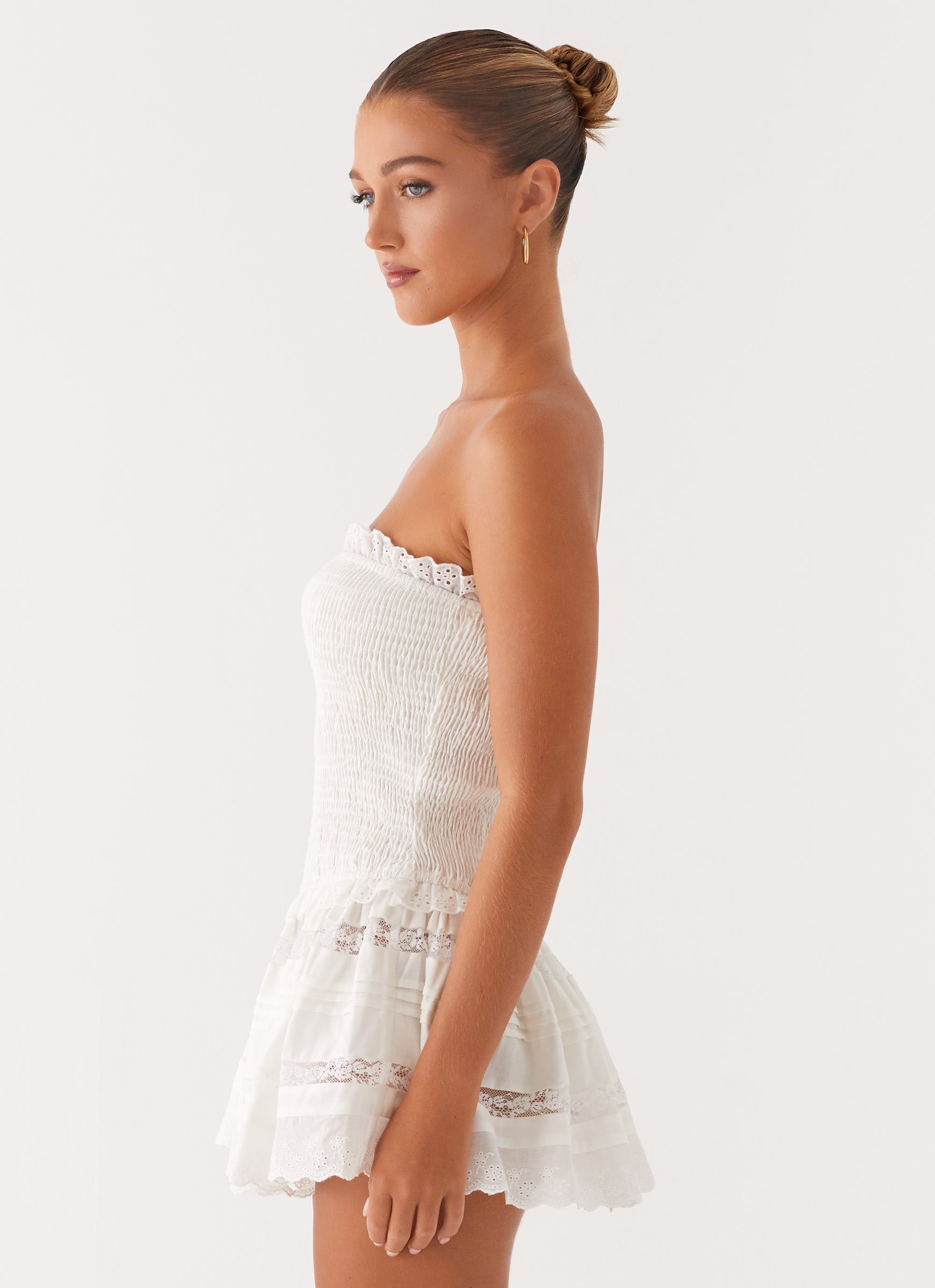Kimia Mini Dress - White