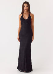 Knowles Lace Maxi Dress - Black