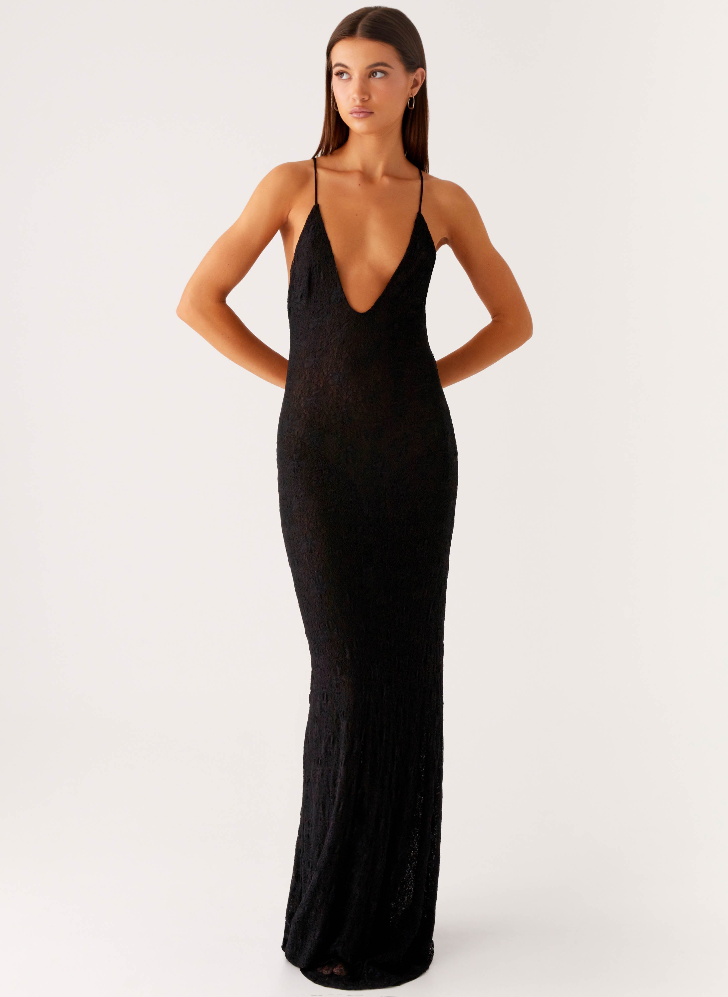 Kylia Maxi Dress - Black