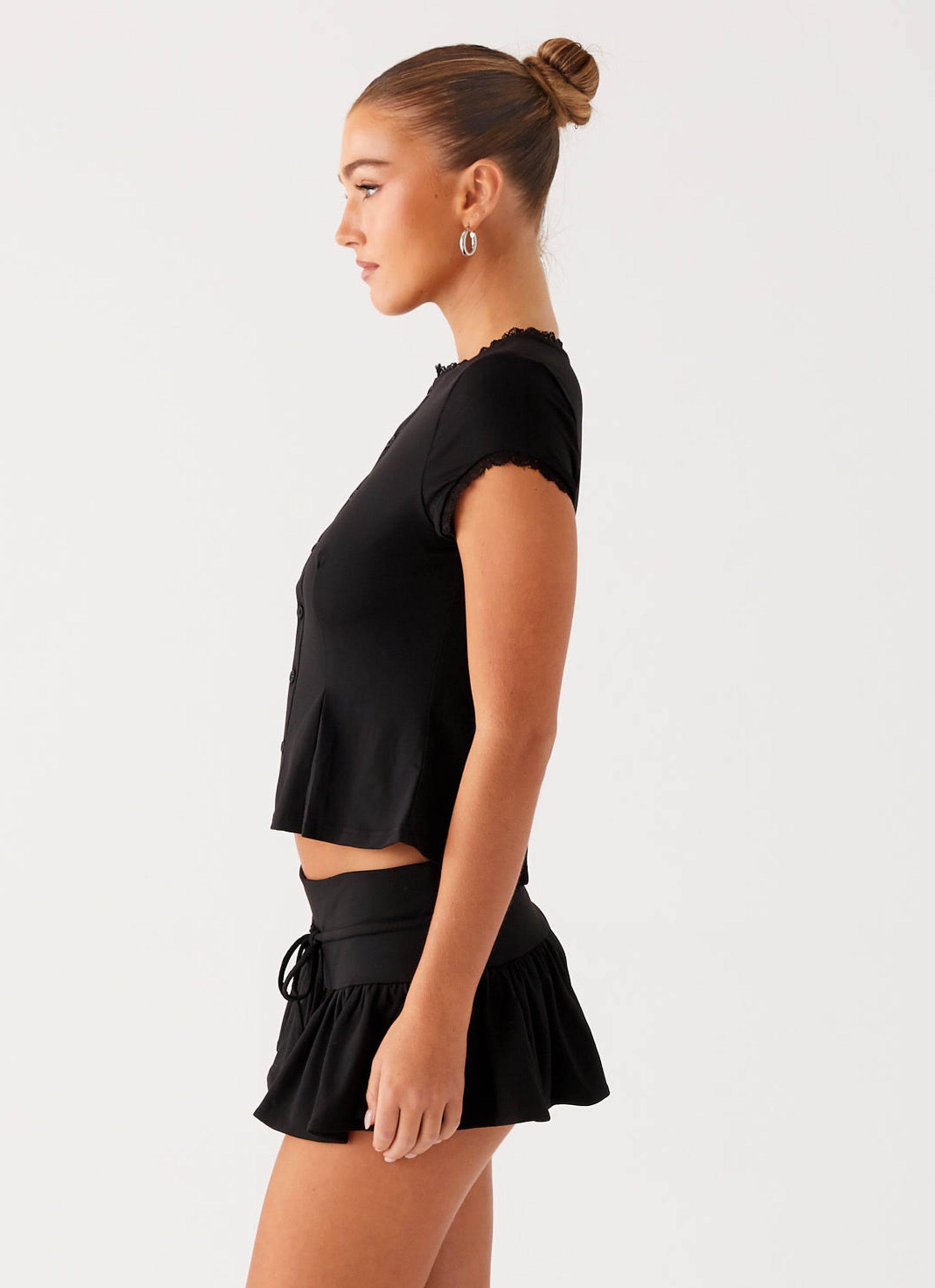 Landon Mini Skort - Black