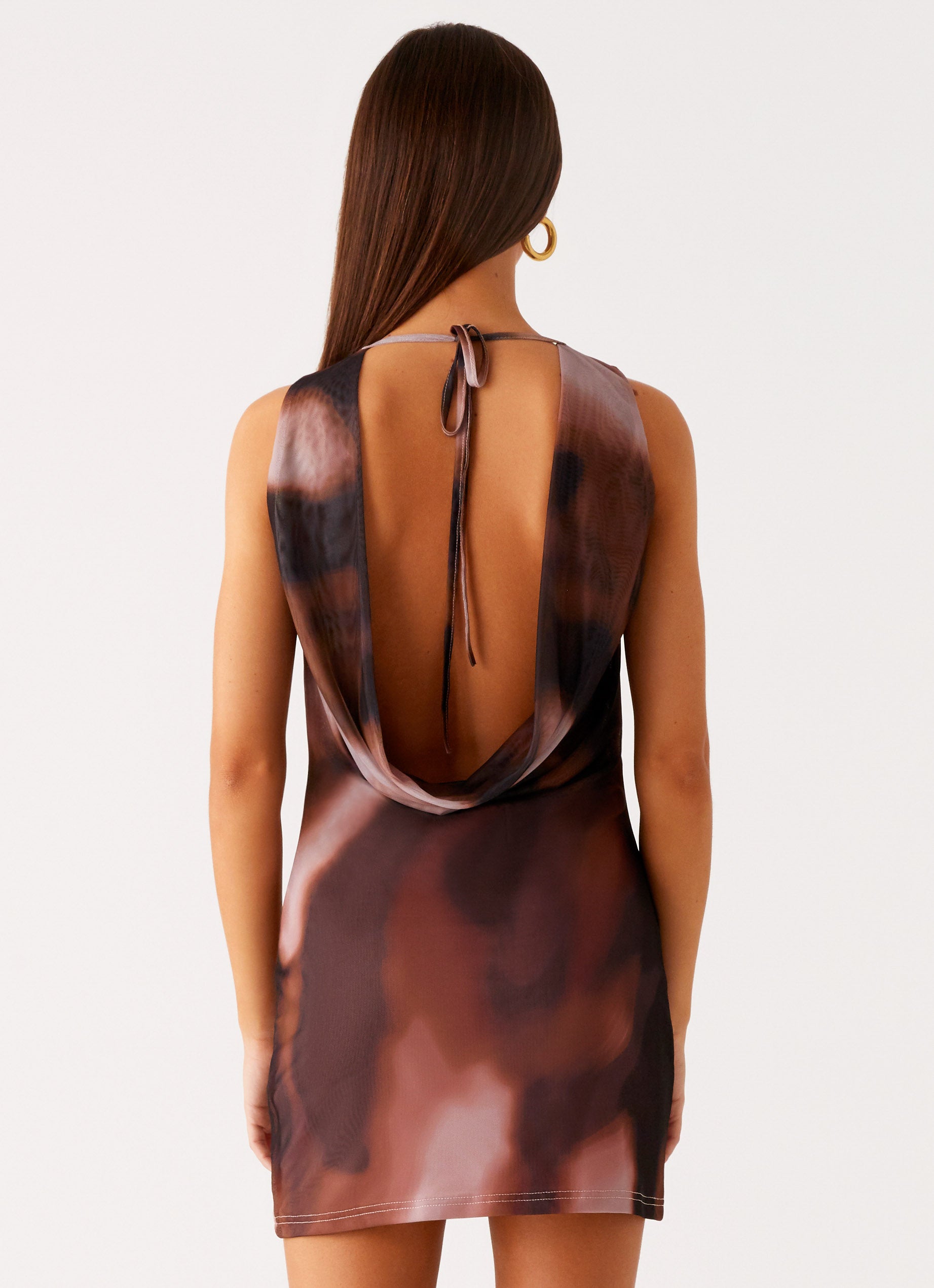 Larson Mini Dress - Black Gradient